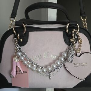 Juicy Couture bag with purse chain and high heel charm
